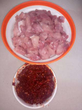 Diced Pork in Red Oil recipe