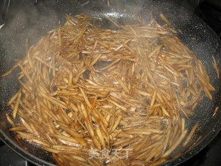 Stir-fried Burdock Shreds recipe