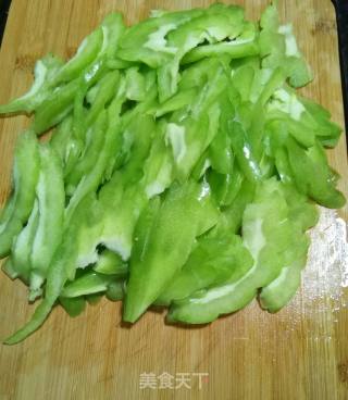 Stir-fried Duck with Bitter Gourd recipe