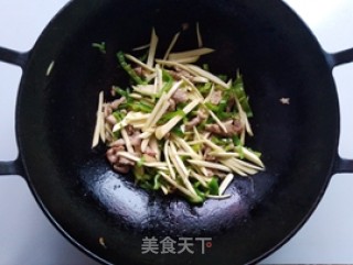 Stir-fried Shredded Pork with Rice White recipe
