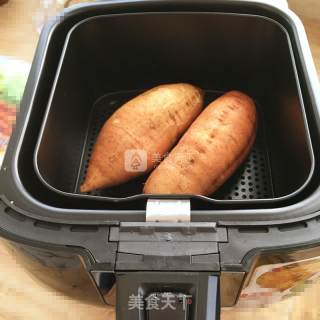 Air Fryer Version Roasted Sweet Potatoes recipe