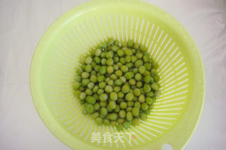 Fried Shrimp with Peas recipe