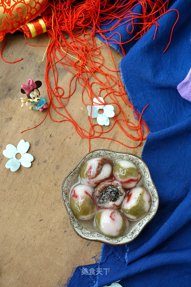 Three-color Marble Dumplings