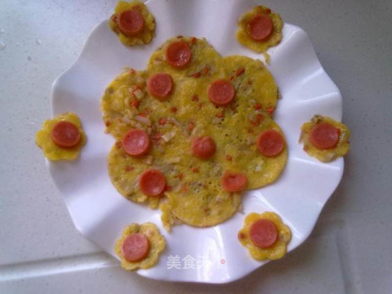 Flower-shaped Vegetable Omelette recipe