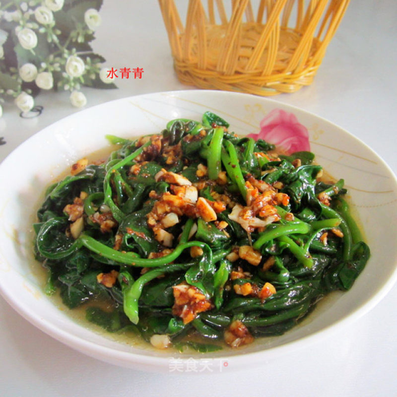 Cold Garlic Rice Teng Vegetable recipe