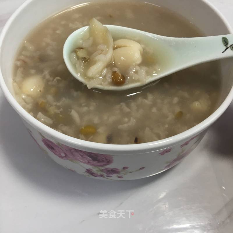 Mung Bean Lotus Seed Lily Porridge recipe