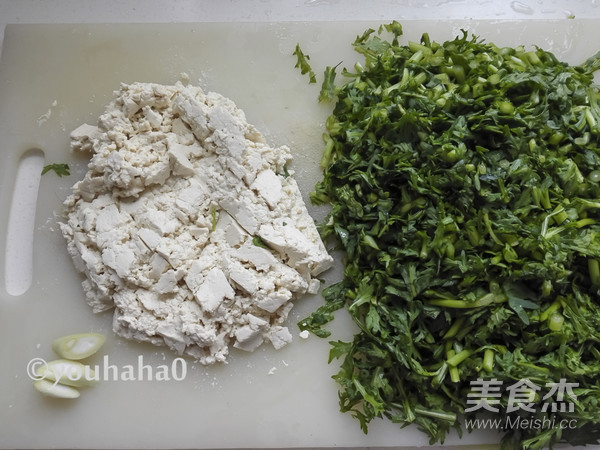 Chrysanthemum Tofu recipe