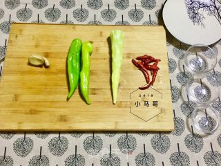 Stir-fried Bamboo Shoots with Green Pepper recipe