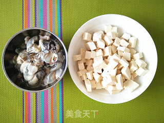【sea Oysters with Tofu】 recipe