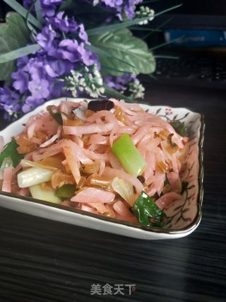 The Taste of Spring-fried Radish Yam recipe