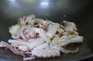 Fried Squid with Pickles recipe