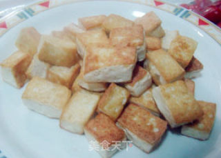 Crab Mushroom Golden Tofu recipe