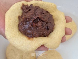 Cornmeal Bean Paste Buns recipe