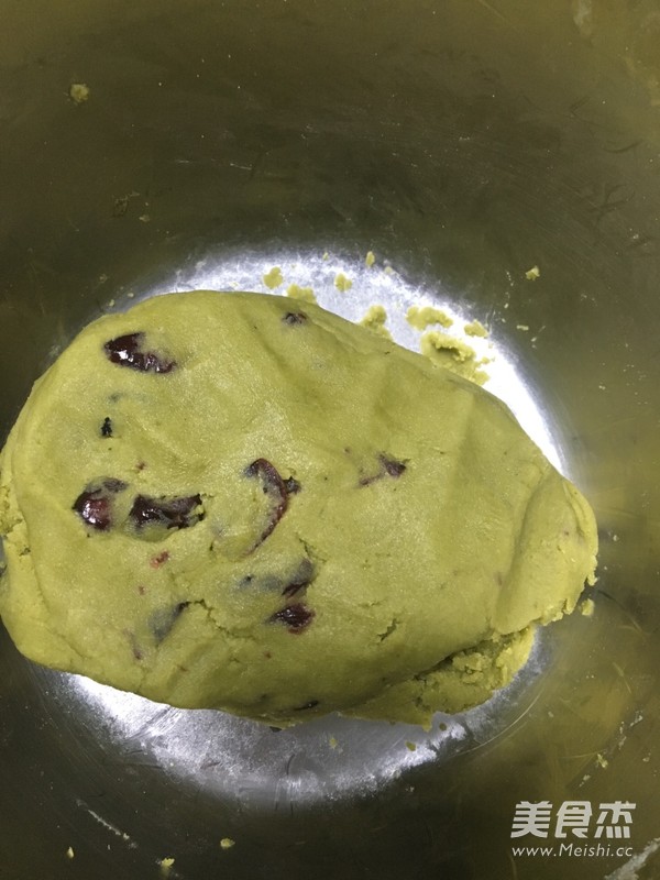 Matcha Cranberry Cookies recipe