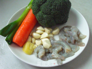 Fried Broccoli with Shrimp recipe