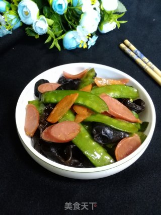 Fried Snow Peas recipe