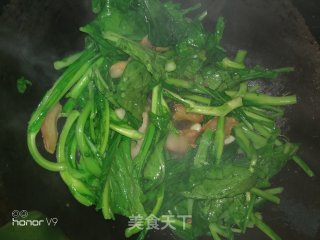 Sliced Pork Choy Sum recipe