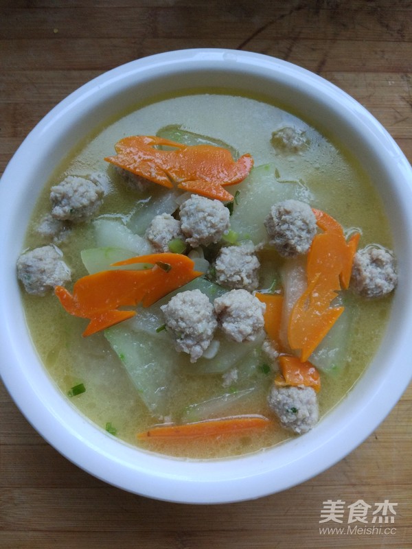 Winter Melon Meatball Soup recipe