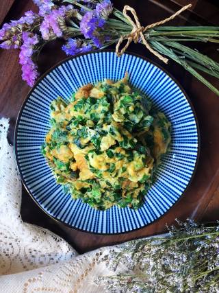 Scrambled Eggs with Leek recipe