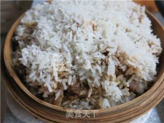 Steamed Pork Ribs with Reed Leaf Glutinous Rice recipe