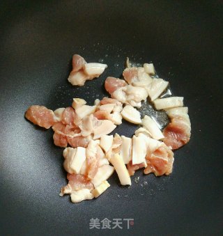 Stir-fried Pork Belly with Dried Bamboo Shoots recipe