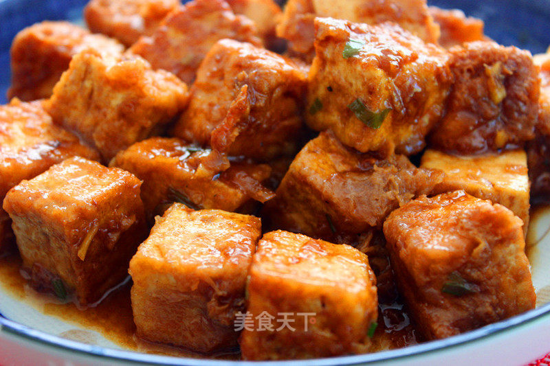 Crispy Fried Tofu with Sauce recipe
