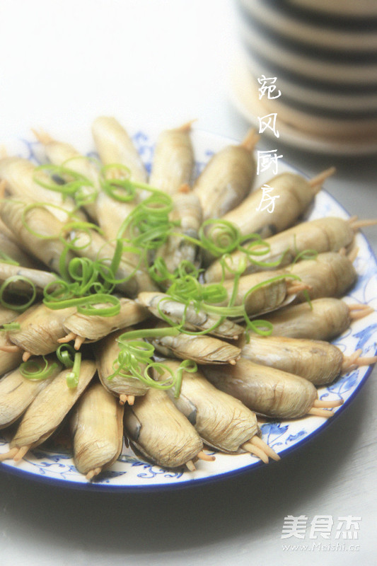 Steamed Razor Clams recipe