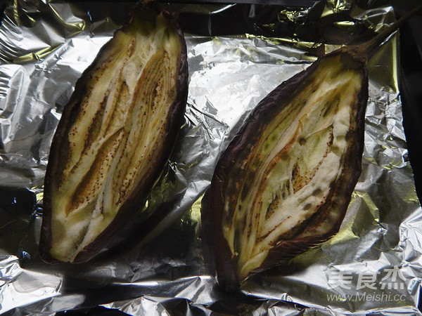 Roasted Eggplant with Shacha Minced Pork recipe