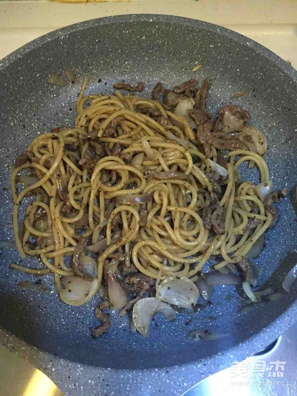 Black Pepper Beef Tenderloin Pasta recipe