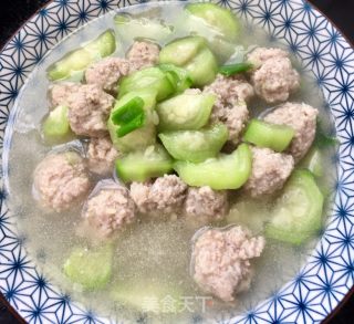 Loofah Meatballs recipe