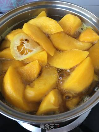 Canned Yellow Peach recipe