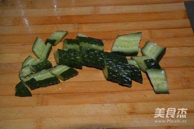 Cucumber with Pork Head recipe