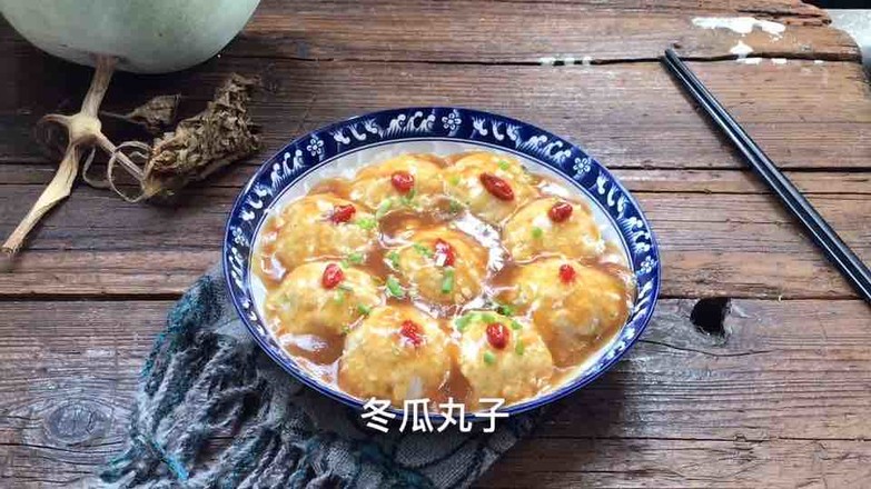 Winter Melon Tofu Meatballs recipe