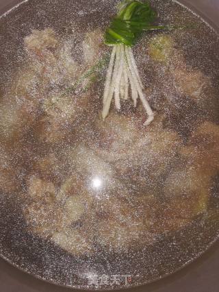 #秋滋阴润肺# Fungus Meat and Bone Soup recipe