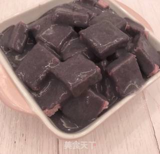 Purple Sweet Potato Toast Pudding recipe