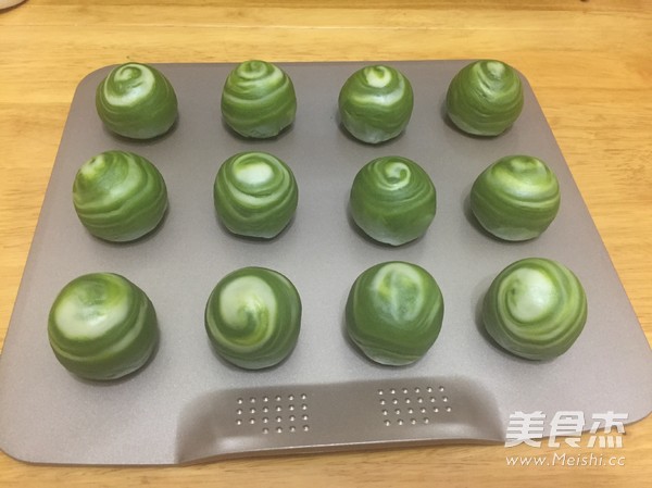 Bean Paste Egg Yolk Matcha Crisp recipe
