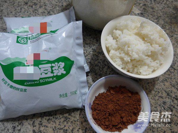 Cocoa Soy Milk Rice Paste recipe