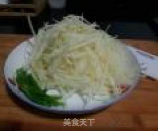 Green Pepper and Potato Shreds recipe