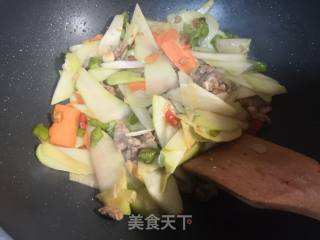 Stir-fried Chayote with Minced Meat recipe