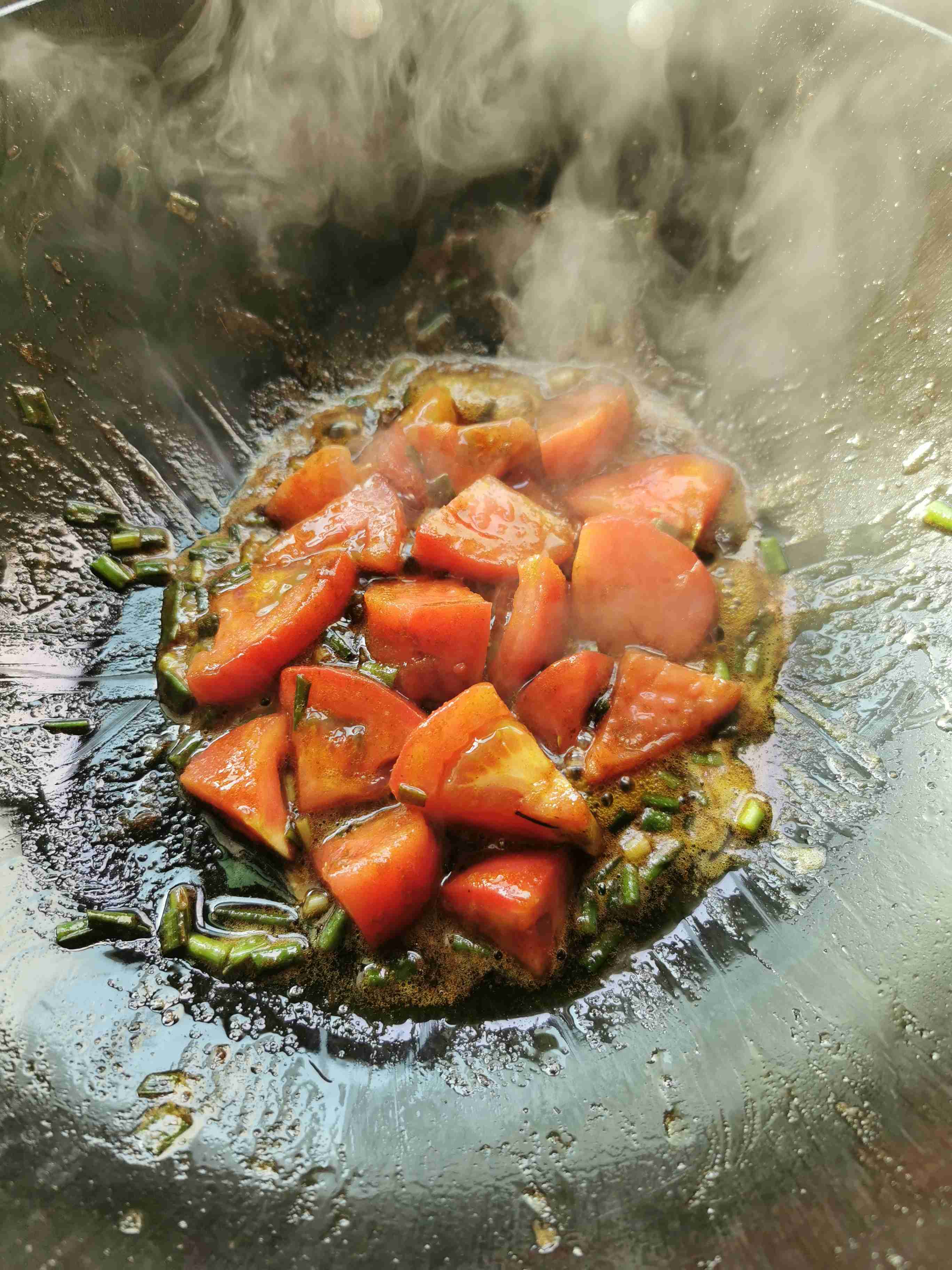 Tomato Mushroom Tofu Soup recipe