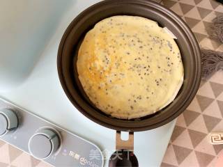 Creamy Black Sesame Omelet recipe