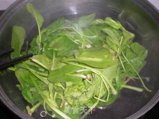 Spinach Mixed Vermicelli recipe