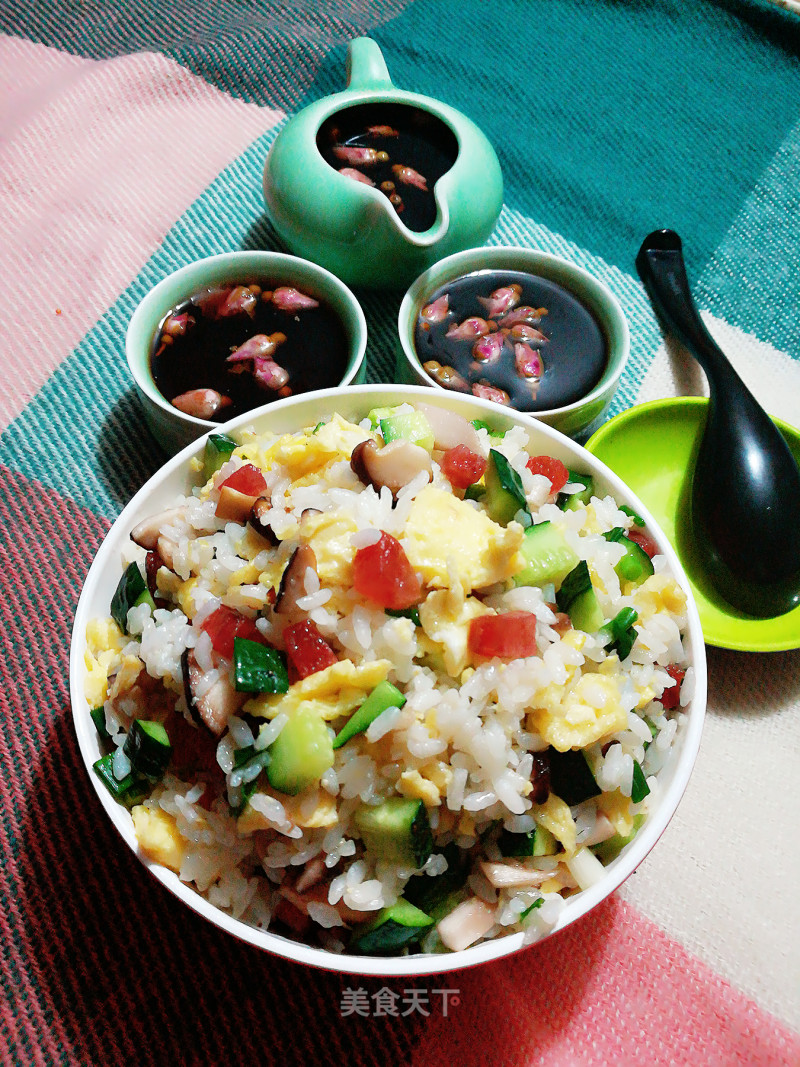 Assorted Egg Fried Rice recipe