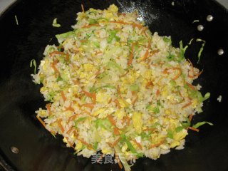 Assorted Fried Rice with Vegetables recipe