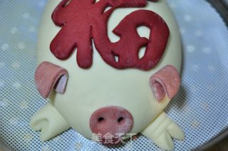 "pig" Forever Flower Cake Mantou recipe