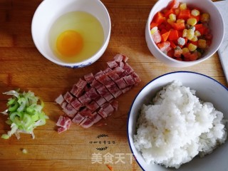 Fried Rice with Bacon and Egg recipe