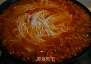 Tomato and Egg Soup Noodles recipe