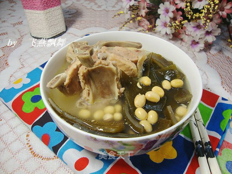 Calcium Supplement and Health Soup-------[kelp Soybean Keel Soup] recipe
