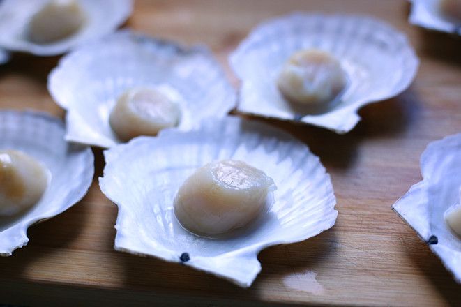 Steamed Scallops with Garlic Vermicelli recipe