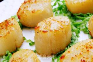 #aca烤明星大赛#scallop Five Petals Flower recipe